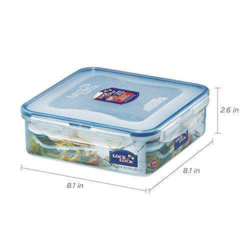 Square Short Food Container 1.6L