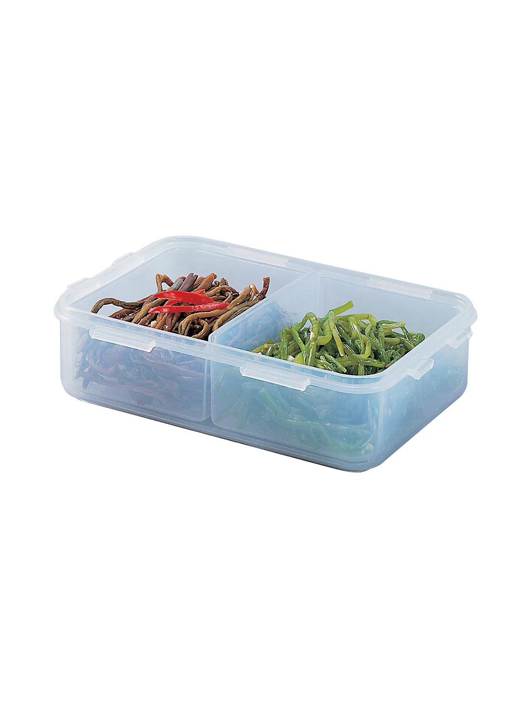 Rectangular Short Food Container 550Ml W/Divider