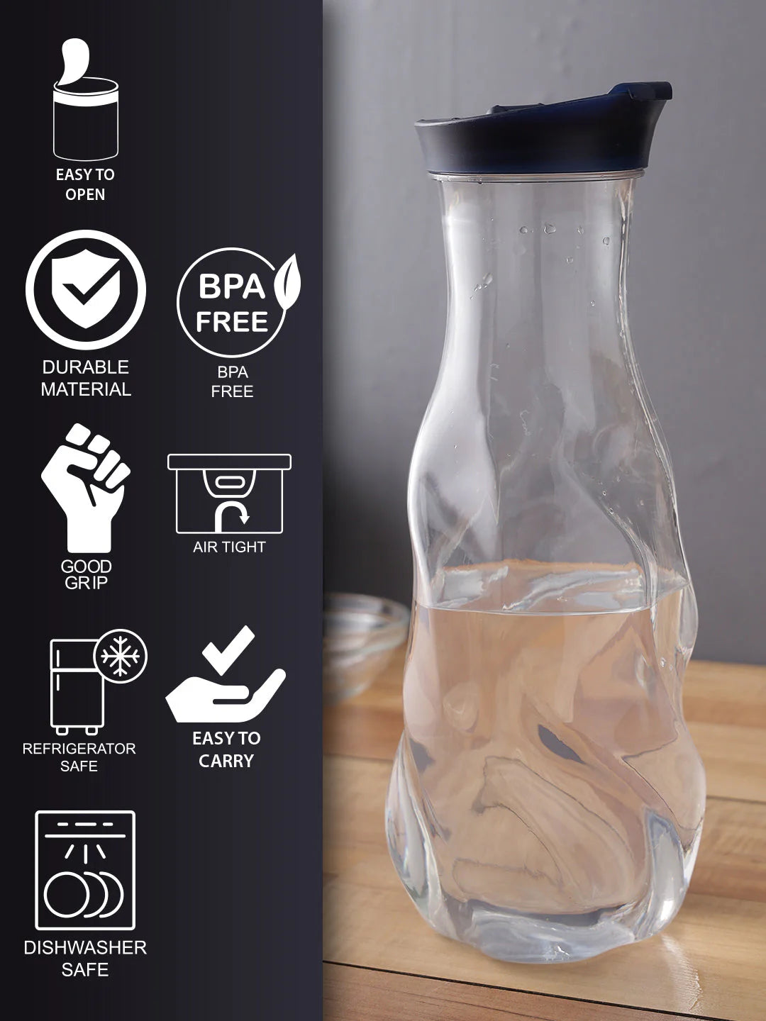 Ice Rock Water Bottle Pet 800Ml