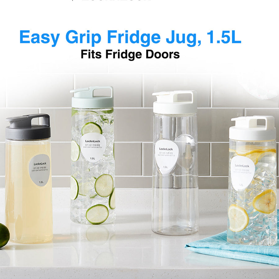 Edge Grip Bottle 1.5L White/Grey