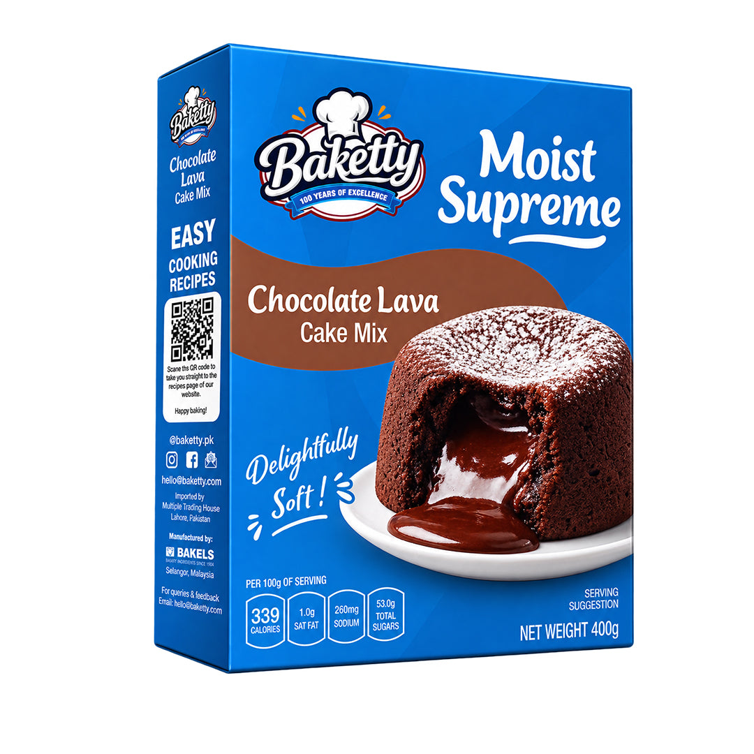 Baketty Choc Lava Cake Mix 400G