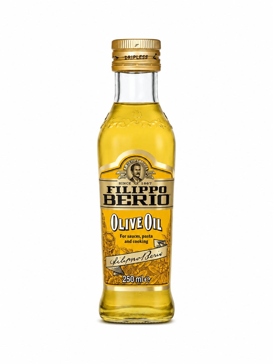 Classic Olive Oil Glass Bottle