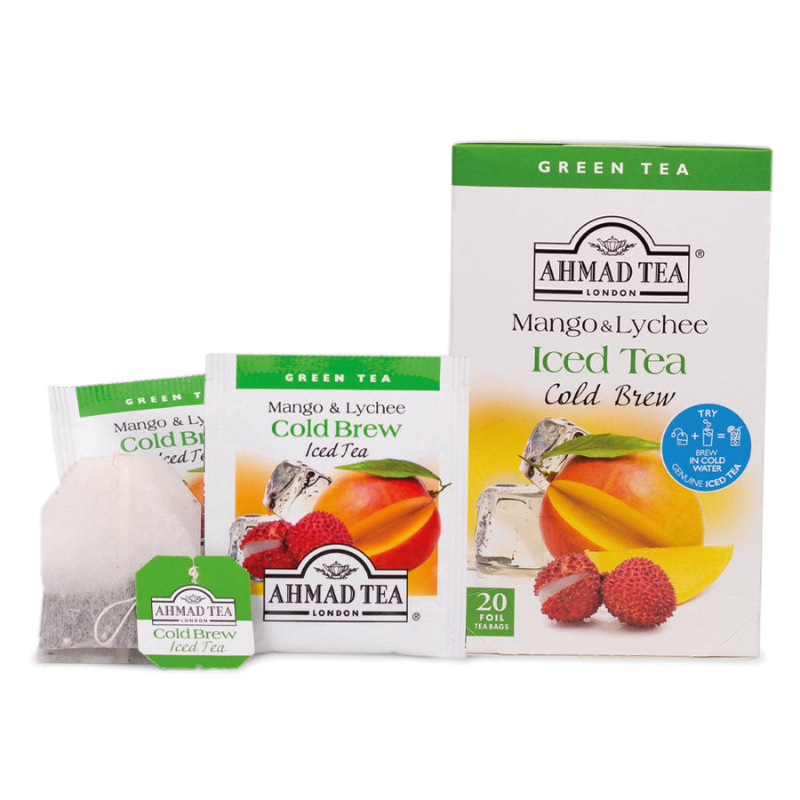 Mango & Lychee Cold Brew Iced Green Tea - Teabags