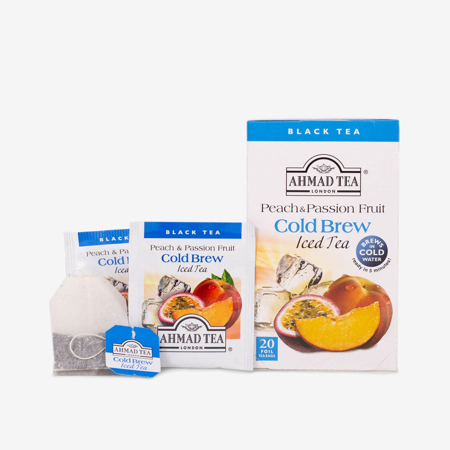 Peach & Passion Fruit Cold Brew Iced Tea - Teabags