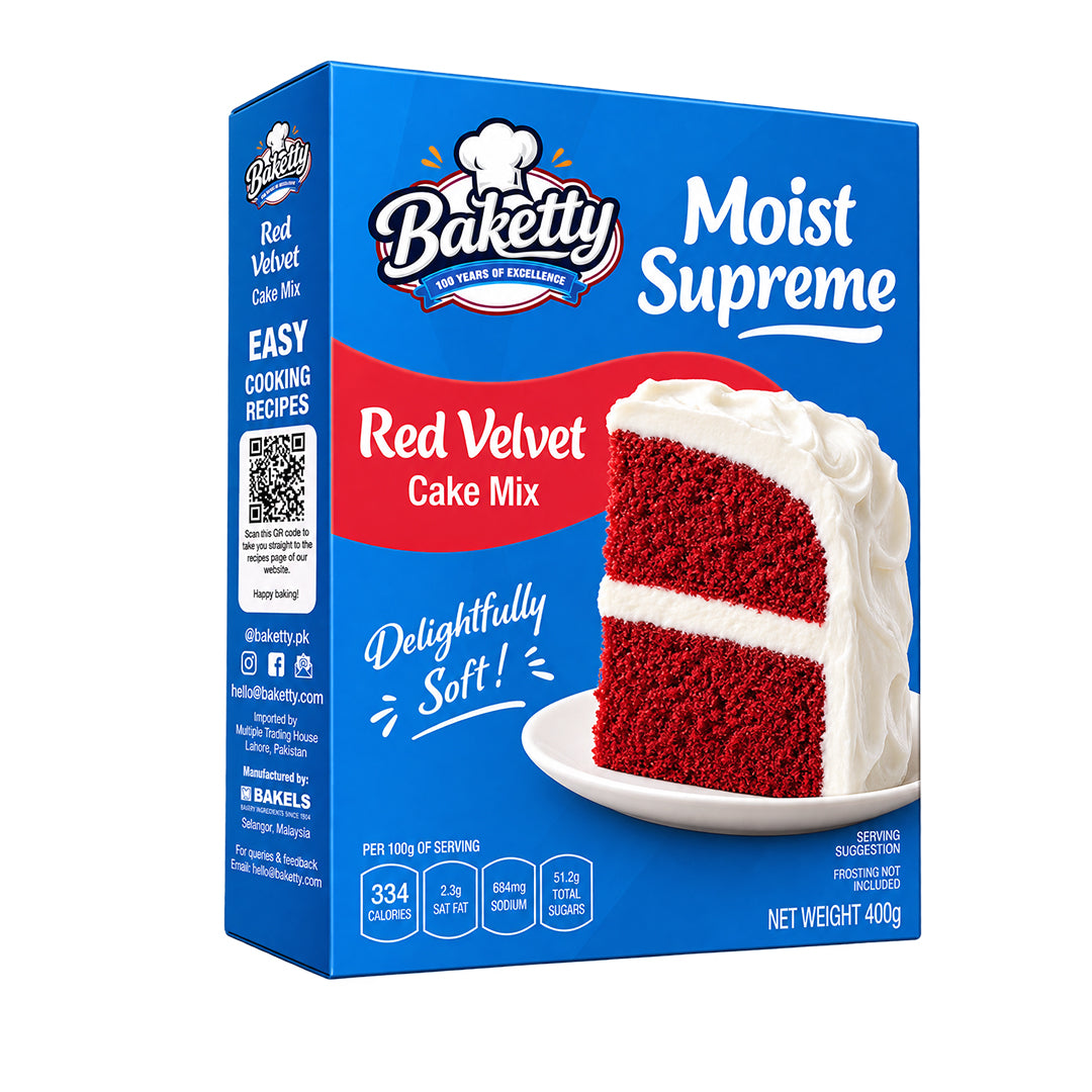 Baketty Red Velvet Cake Mix 400G