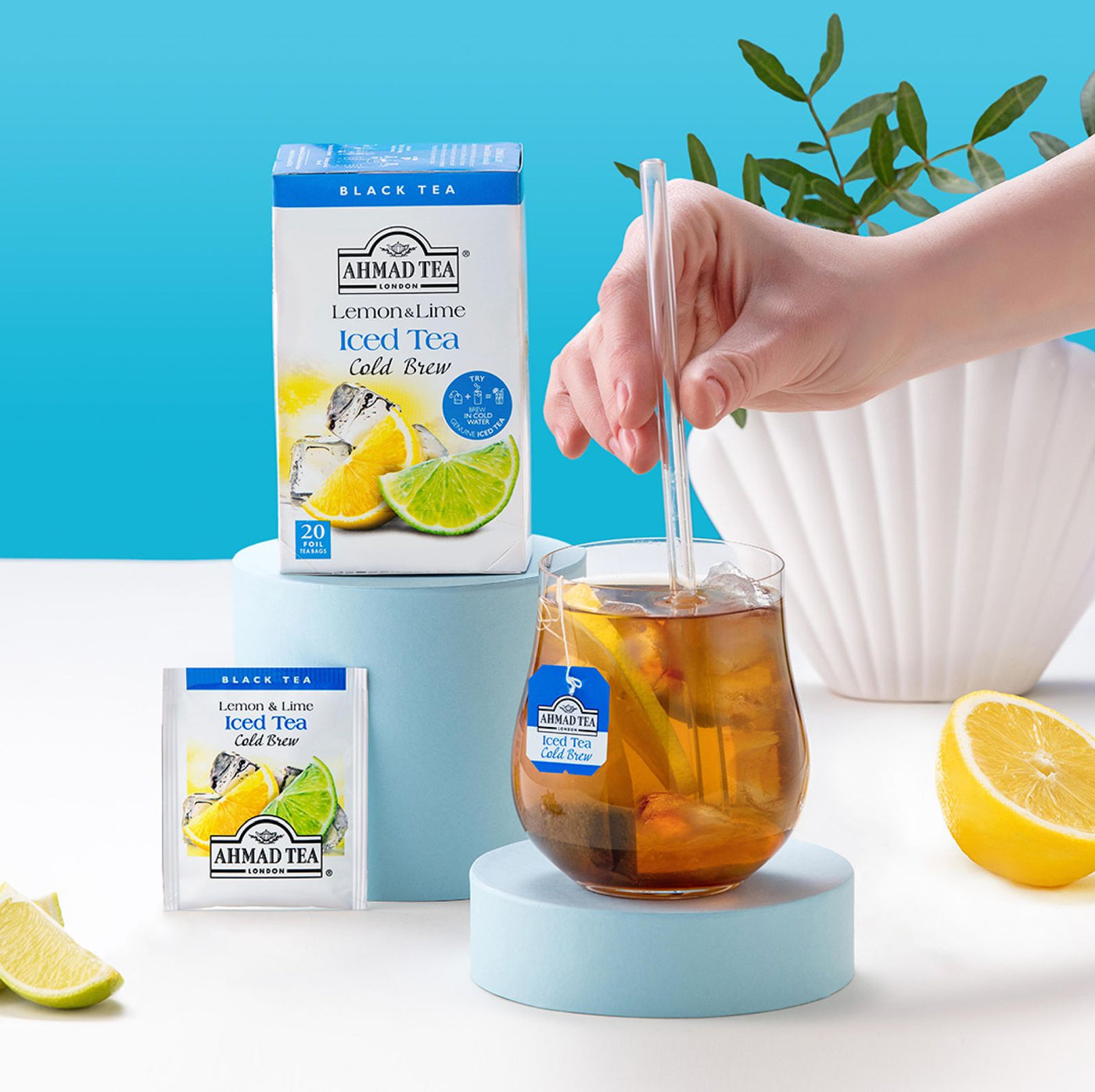 Lemon & Lime Cold Brew Iced Tea