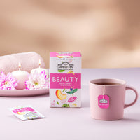 Peach, Carob & Rose Petals "Beauty" Infusion   Teabags