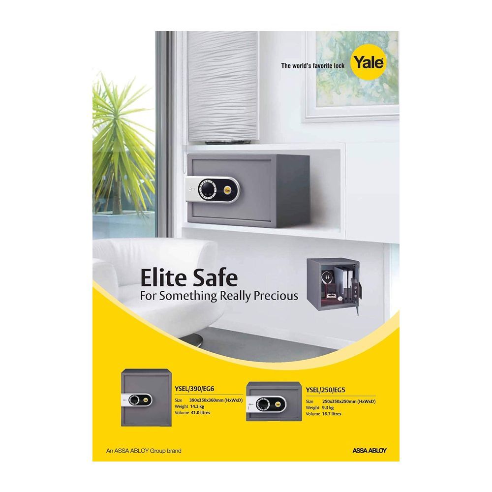 Yale Electronic Elite Safe Locker Medium (YSEL/390/EG6)
