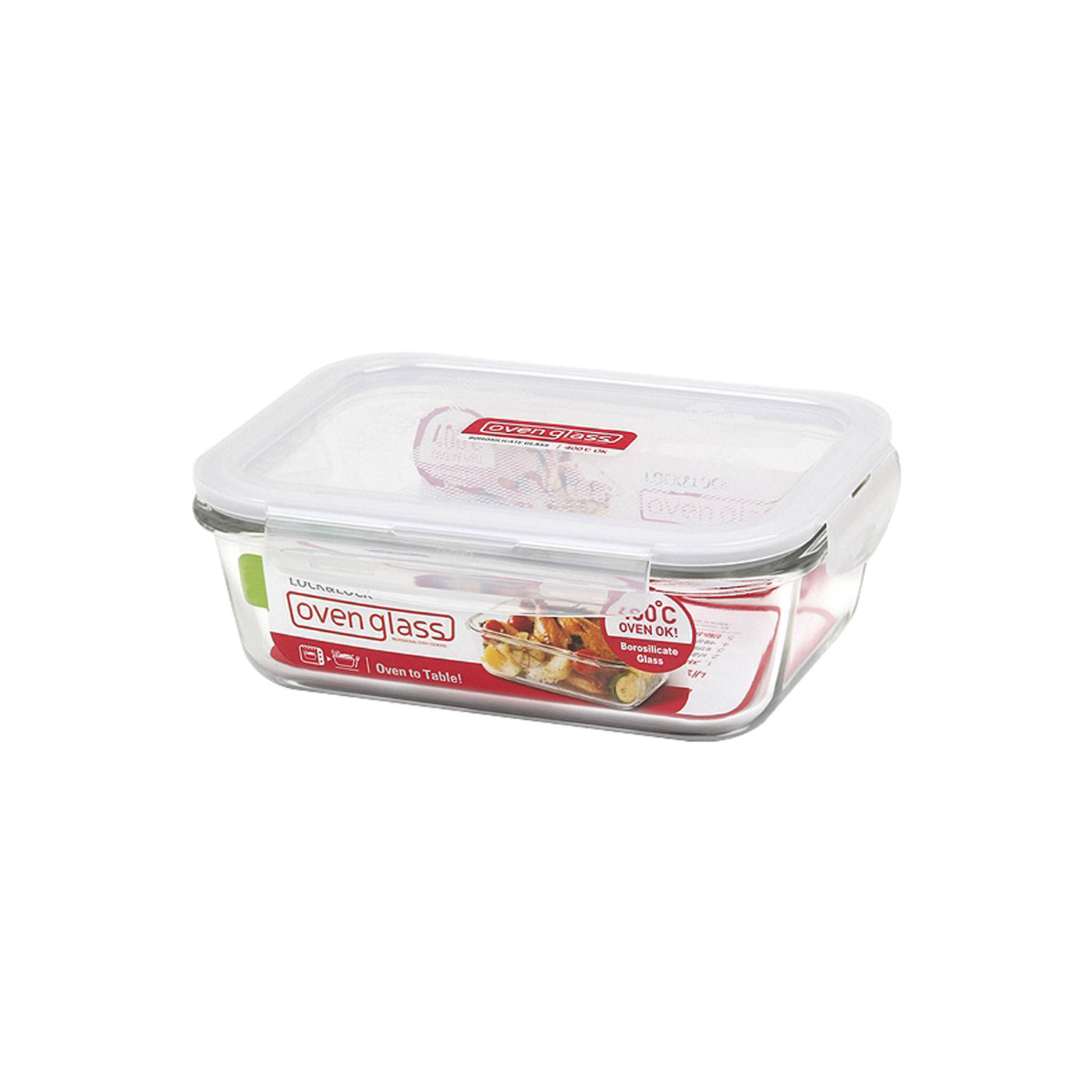 Oven Glass Euro Rectangular 1.6L